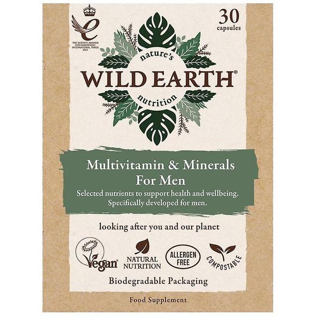 Wild Earth Multivitamin & Minerals for Men Capsules 30 (147810) on Productcaster.