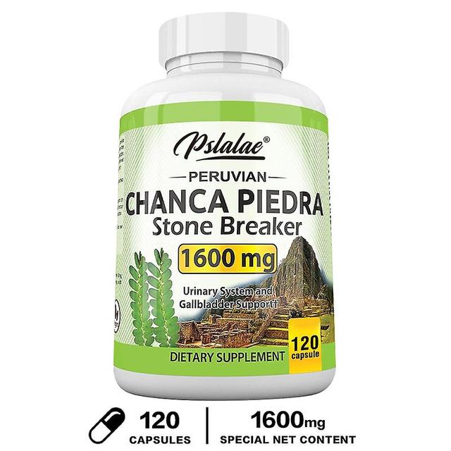 Eccpp Premium Chanca Piedra 1600 mg - munuaiskivi sappirakon tuki Peru Chanca Piedra valmistettu Yhdysvalloissa munuaisten tukemiseen 120 Capsules on Productcaster.