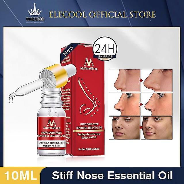 Nose Up Heighten Rhinoplasty Essential Oil Charming Women Nose Repair Massage Essential 3pcs on Productcaster.