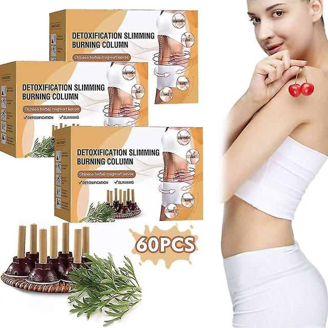 Moxibustion Gathering Energy & Detoxification Slimming Burning Column,moxa Stick Acupuncture,portabl 60 Pcs on Productcaster.