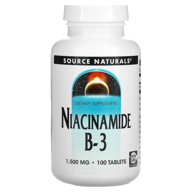 Source Naturals, Niacinamide B-3, 1,500 mg, 100 Tablets on Productcaster.