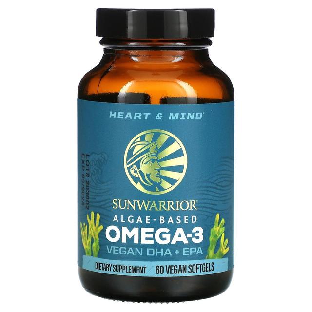 Sunwarrior, Omega-3 na bazie alg, Wegańskie DHA + EPA, 60 wegańskich kapsułek żelowych on Productcaster.