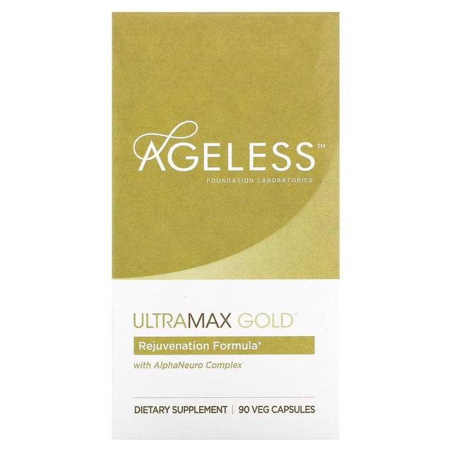 Ageless Foundation Laboratorie Ageless Foundation Laboratories, UltraMax Gold ja AlphaNeuro Complex, 90 kasviskapselia on Productcaster.