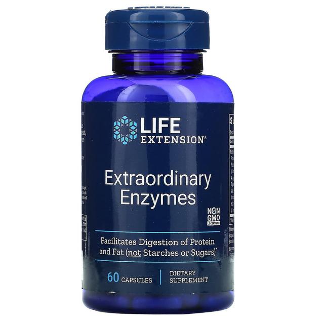 Life Extension, Extraordinary Enzymes, 60 Capsules on Productcaster.