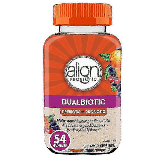 Align prebiotic probiotic supplement gummies, natural flavors, 54 ea on Productcaster.