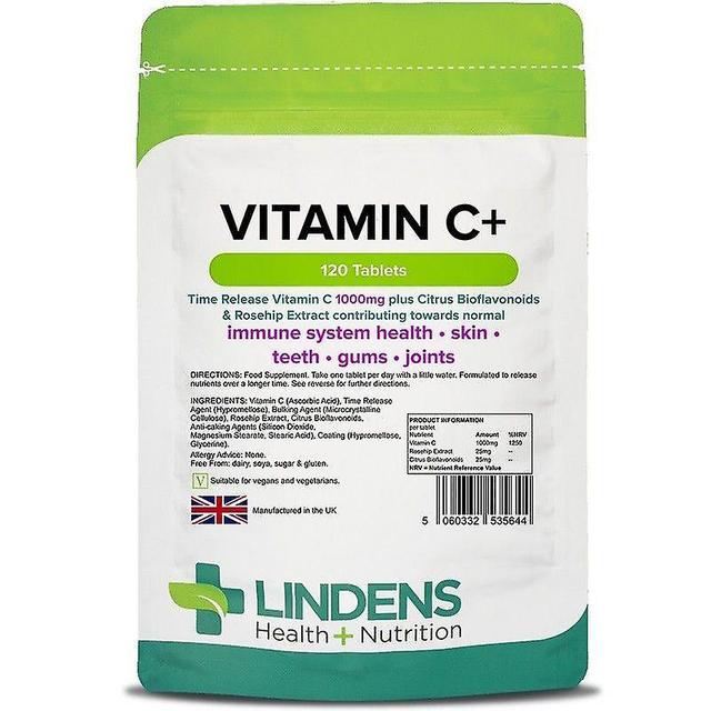 Lindens Vitamin C+ 1000mg Time Release 120 (5644) on Productcaster.