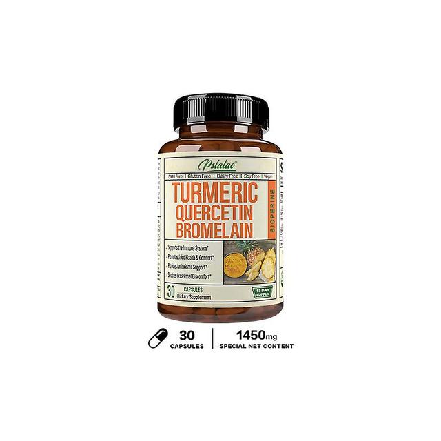 Vorallme Curcumin Quercetin With Bromelain And Black Pepper Antioxidant Inflammation Immune Support And Joint Support Supplement 30 Capsules on Productcaster.