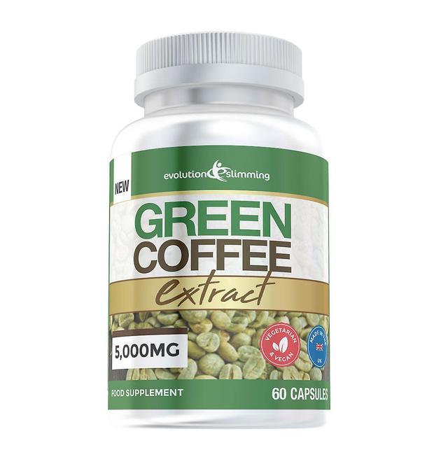 Green Coffee Bean Extract 5,000mg - 60 Capsules - Fat Burner - Evolution Slimming on Productcaster.