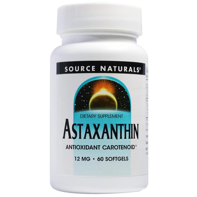 Source Naturals Fonte Naturali, Astaxanthin, 12 mg, 60 Softgel on Productcaster.