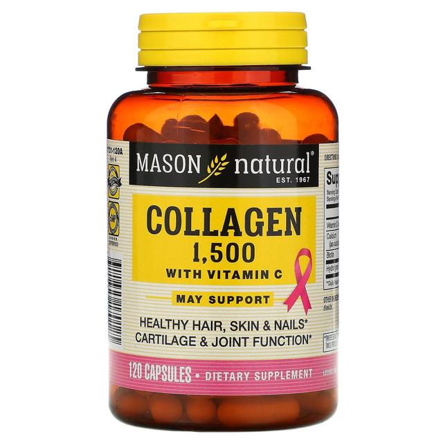 Mason Natural, Kollagen 1 500 med C-vitamin, 120 kapslar on Productcaster.