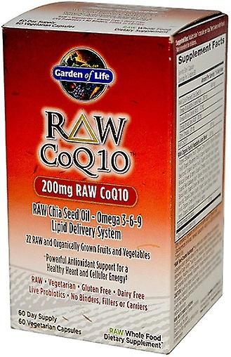 Garden of Life Raw Coq10 200Mg 60 Veggie Capsules 658010115919 on Productcaster.