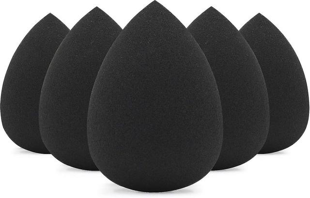 Lot de 5 ponges de Maquillage Noires, Sans Latex et Vgtaliennes pour Fond de Teint on Productcaster.