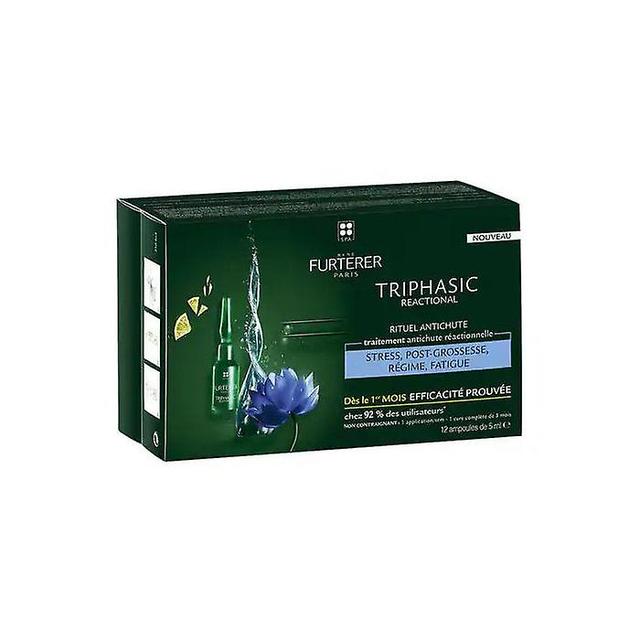 Rene furterer triphasic reactional anti-fall treatment 12x5ml on Productcaster.