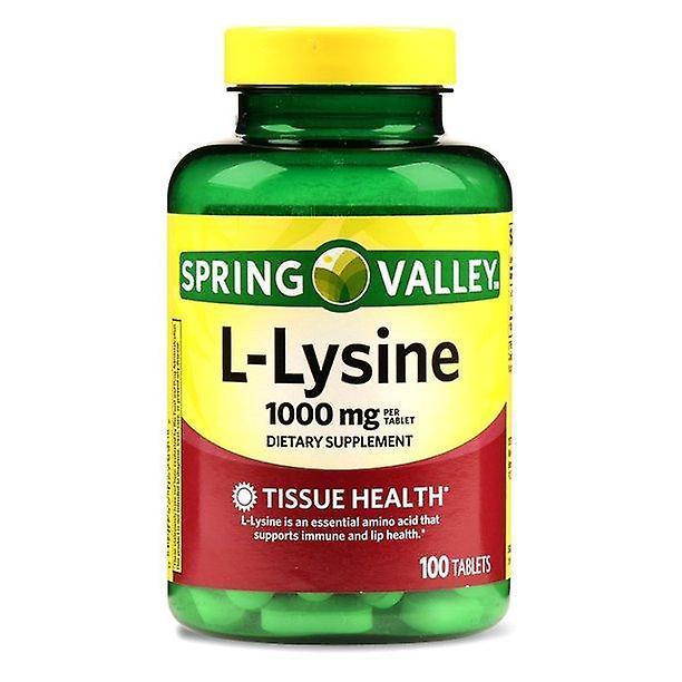 Spring Valley Comprimidos de l-lysine do vale da primavera, 1000mg, 100 ct on Productcaster.