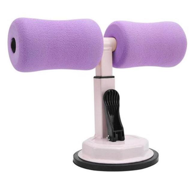 Yi RAN Abs Sit-up Trainer Fitness Workout Self-suction Bar Assistant Equipment Non-slip purple on Productcaster.