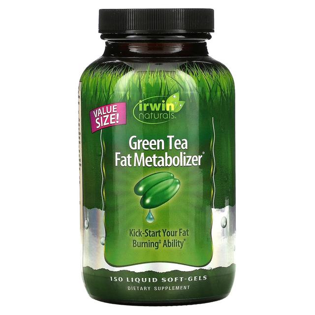 Irwin Naturals, Green Tea Fat Metabolizer, 150 Liquid Soft Gels on Productcaster.