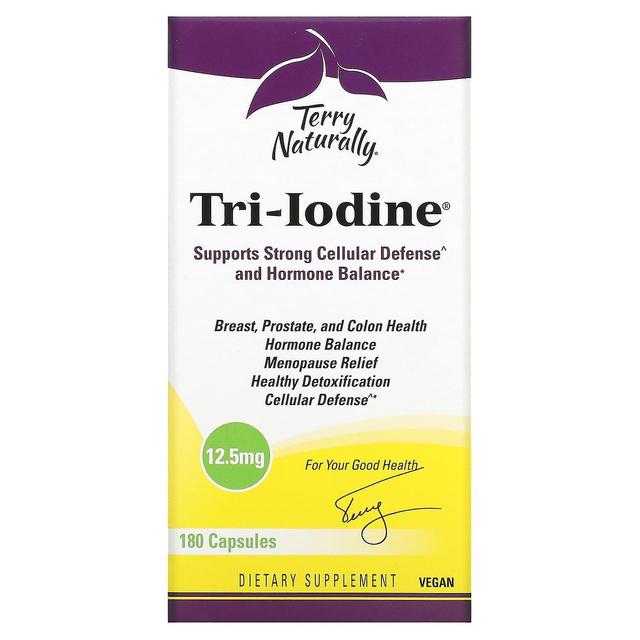 Terry Naturally, Tri-Iodine, 12.5 mg, 180 Capsules on Productcaster.