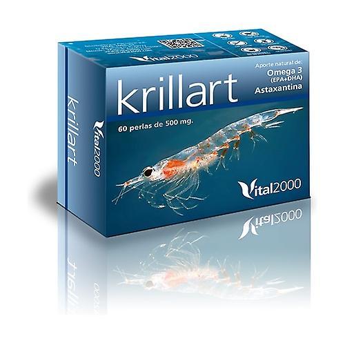 Vital 2000 Krillart Krill Oil 60 softgels of 500mg on Productcaster.