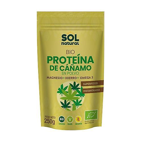 Sol Natural Bio hemp protein 250 g of powder on Productcaster.