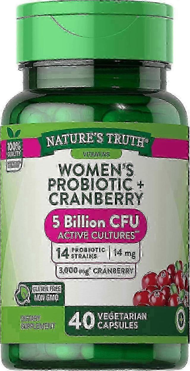 Nature's truth women's probiotic + cranberry, vegetarian capsules, 40 ea on Productcaster.