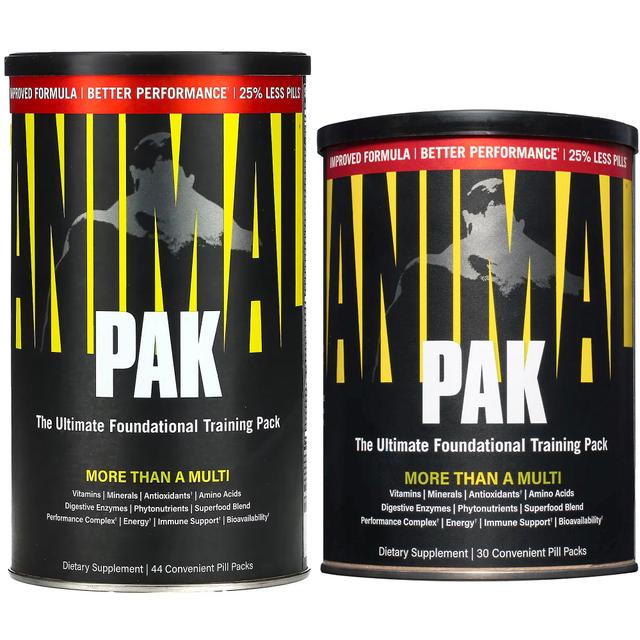 Universal Nutrition Animal Pak Multivitamine, erhältlich in 15, 30 und 44 Packungen 44 Packs on Productcaster.