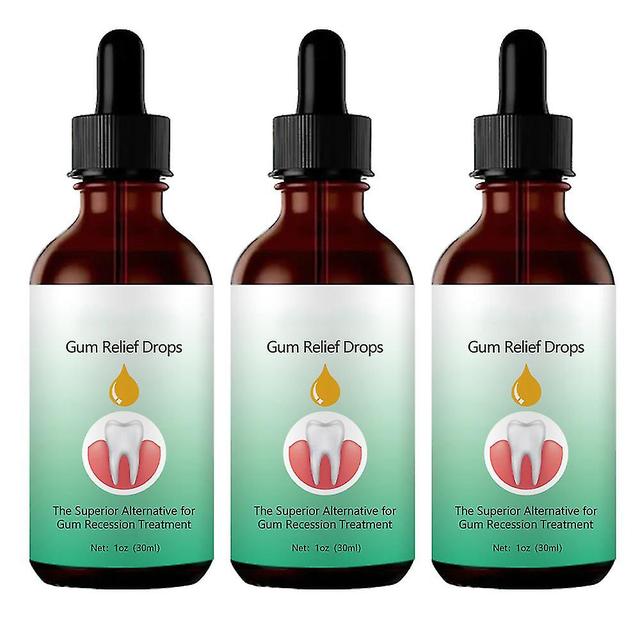 3pcs 30ml Gums Repair Drops Strengthen Gums Adhesion Liquid For Ttooth Health on Productcaster.