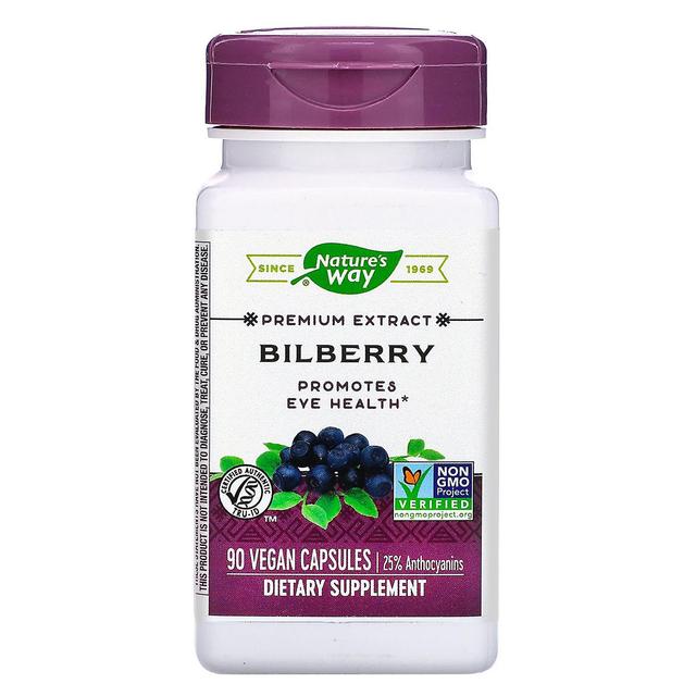 Nature's Way, Bilberry, 90 Vegan Capsules on Productcaster.