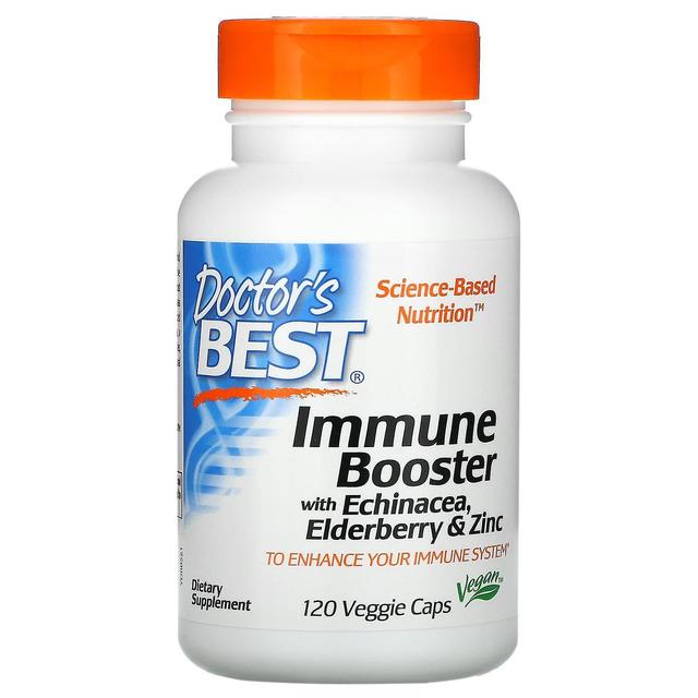 Doctor's Best, Immune Booster with Echinacea, Elderberry & Zinc, 120 Veggie Caps on Productcaster.