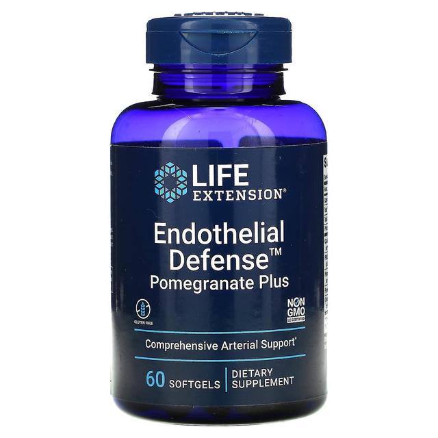 Life Extension Livsforlængelse, endotelforsvar, granatæble plus, 60 softgels on Productcaster.