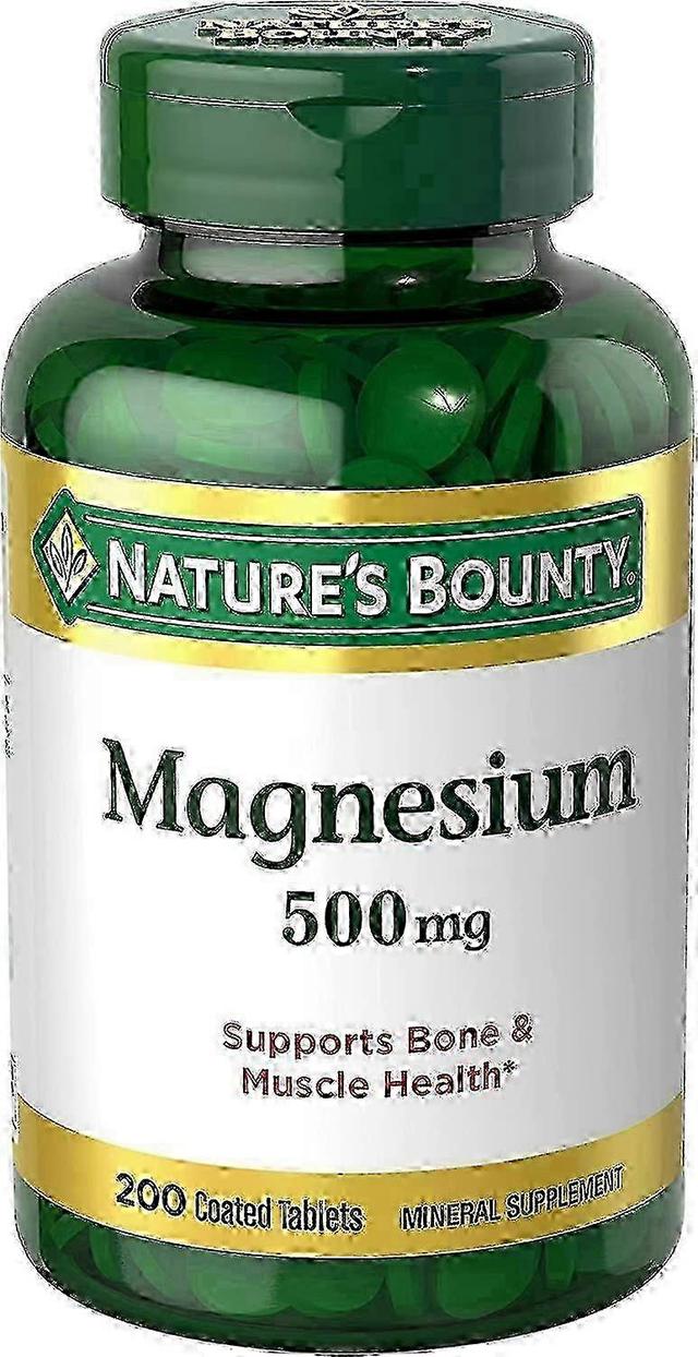 Natures Bounty Nature's bounty magnesium, 500 mg, tablets, 200 ea on Productcaster.