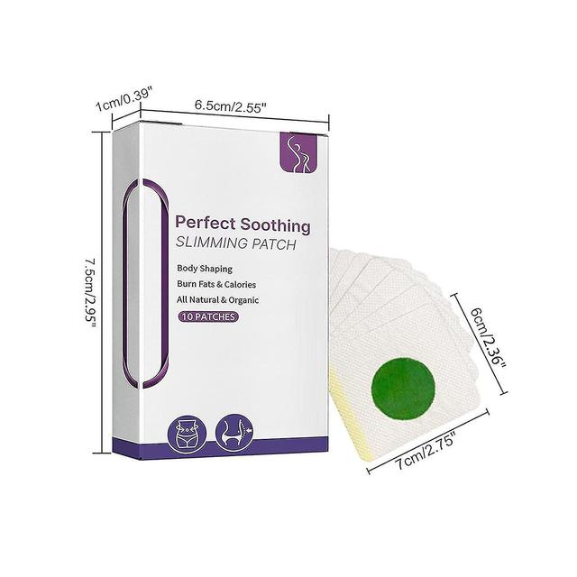 Perfect Detox Slimming Patches, Wormwood Navel Stickers, Belly Button Shaper Patch, Vegetable Slimmi on Productcaster.