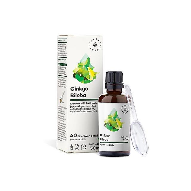 Aura Herbals ginkgo biloba extract 50 ml BI3547 on Productcaster.