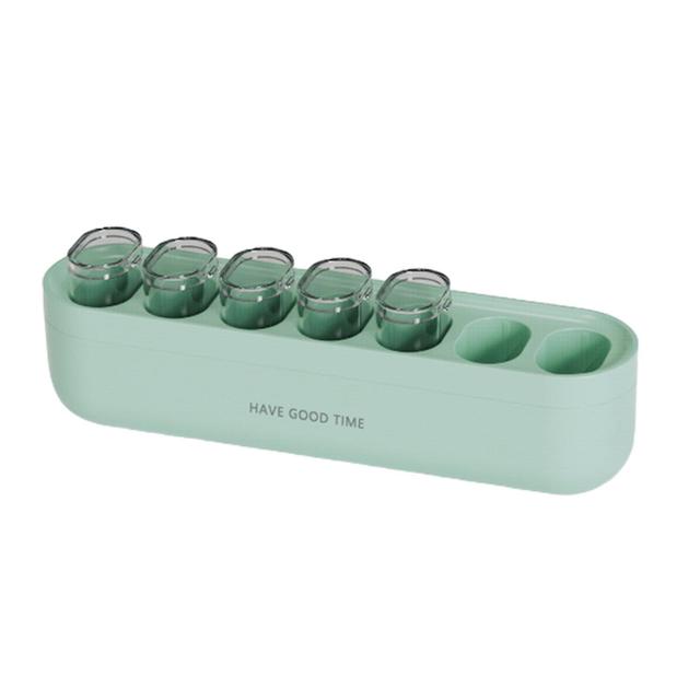 unbrand Weekly Pills Organizer 7 Compartments Portable Pills Case Travel Essential Proof Pills Box For Tablets Liver Oil Supplements Medication Green on Productcaster.