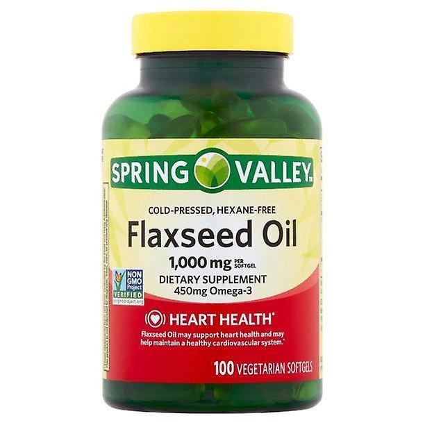 Spring valley oil & omega 3 omega fatty acid supplements, 1 softgel, 100 ct on Productcaster.