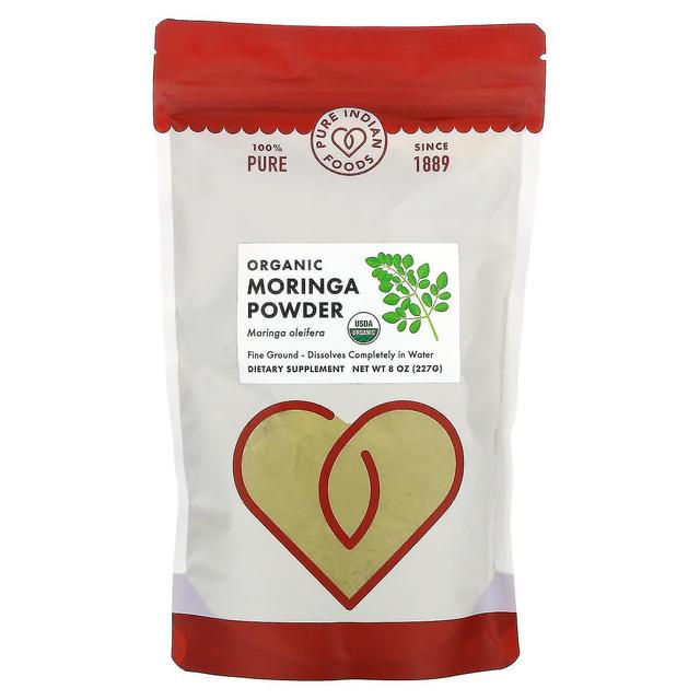 Pure Indian Foods, Organic Moringa Powder, 8 oz (227 g) on Productcaster.