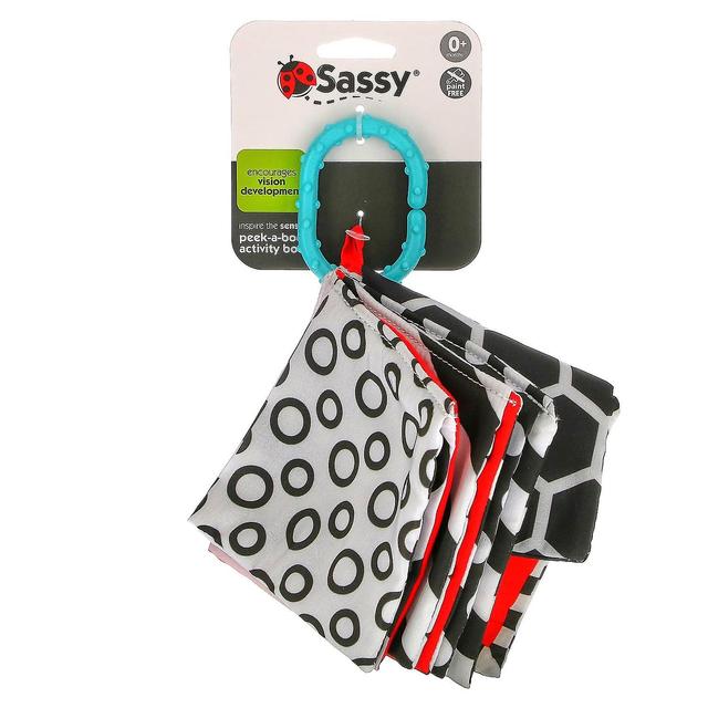 Sassy, Inspire The Senses, Peek-A-Boo Activity Book, 0+ miesięcy, 1 Count on Productcaster.