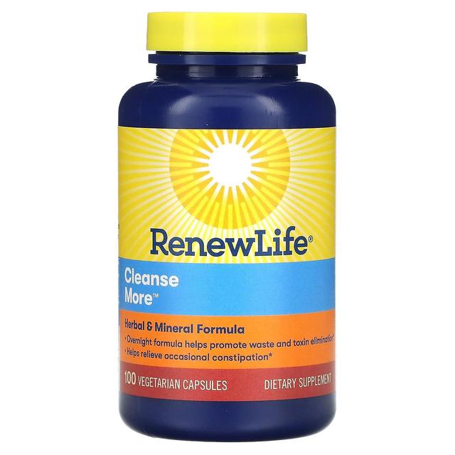 Renew Life Renovar a Vida, LimparMais, 100 Cápsulas Vegetarianas on Productcaster.