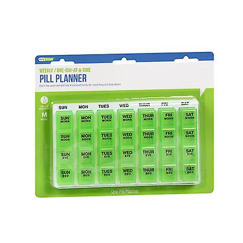 Ezy-dose Bandeja organizadora semanal de medicamentos de dosis Ezy de un día a la vez, 1 cada una (paquete de 1) on Productcaster.