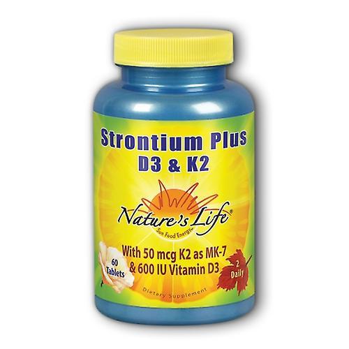 Nature's Life Strontium Plus D&K, 60 tabbladen (pakket van 1) on Productcaster.