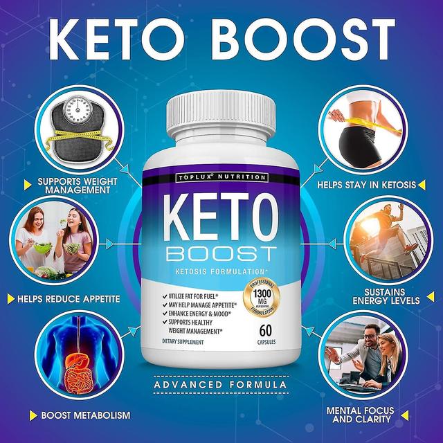 1-3pack Dietary Ketosis Supplement - Natural Exogenous Ketone Formula Supports Energy And Focus, Ketone Capsules, Ketosis Supplement Fat Burning, W... on Productcaster.