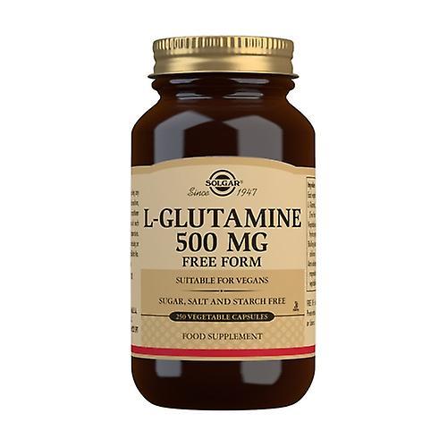 Solgar L-Glutamine 250 vegetable capsules of 500mg on Productcaster.