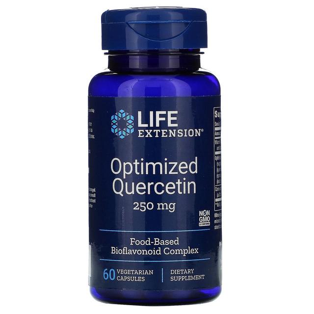 Life Extension Przedłużenie życia, zoptymalizowana kwercetyna, 250 mg, 60 kapsułek wegetariańskich on Productcaster.