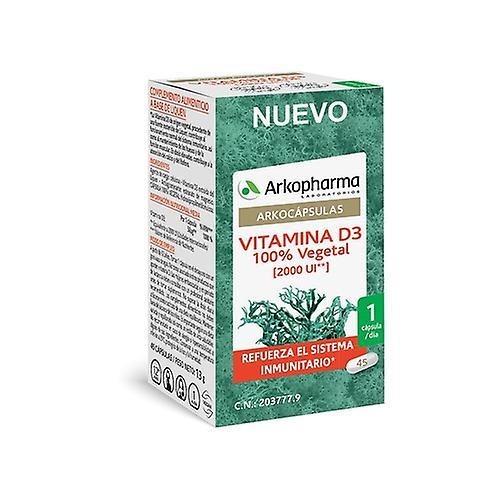 Arkopharma ARKOCAPS vitamin d3 100% vegetable 45 capsules on Productcaster.