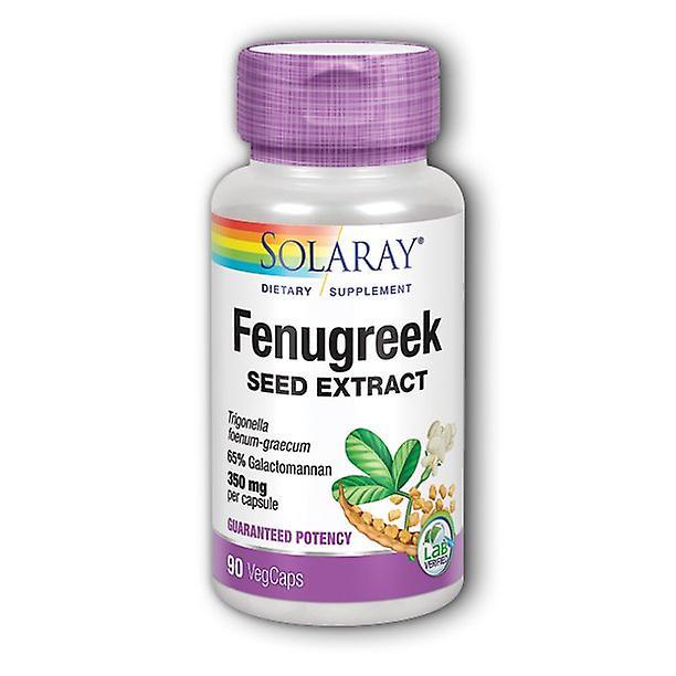 Solaray fenugreek extract 350 mg - 90 capsules on Productcaster.