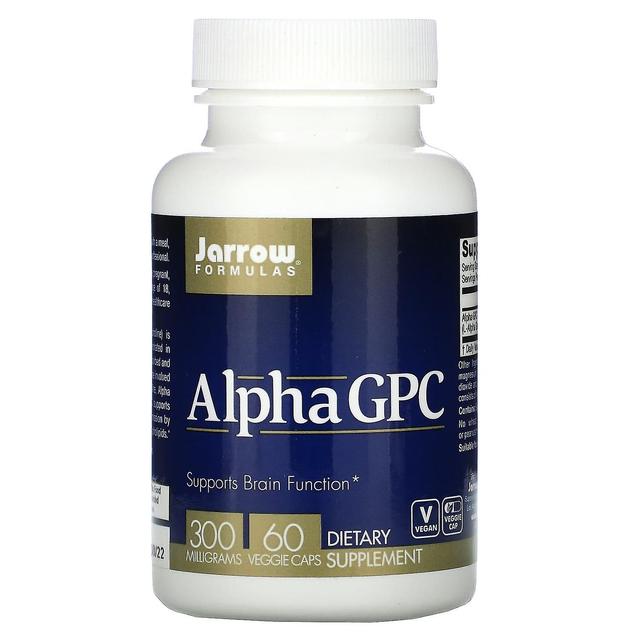 Jarrow Formulas Jarrow-kaavat, Alpha GPC, 300 mg, 60 kasviskorkkia on Productcaster.