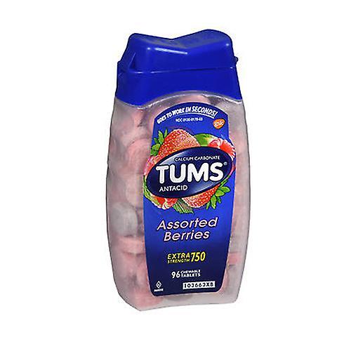 The Honest Company Tums Extra Strength Antacid Calcium Supplement, Assorted Berries 96 tabs (Pack of 1) on Productcaster.