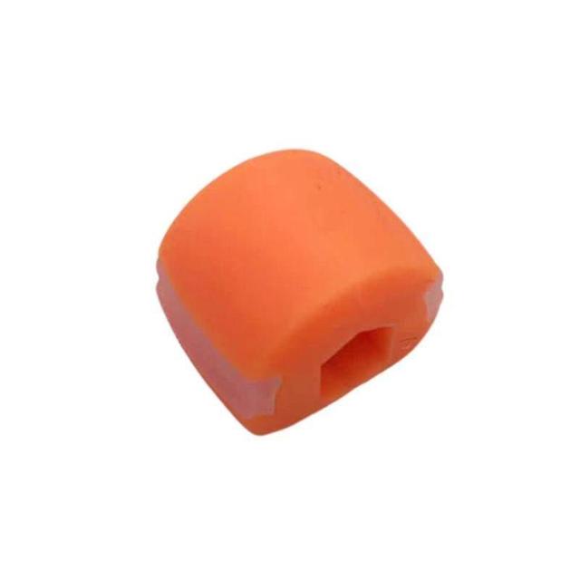 Fitness Balls Face Masseter Men Facial Jaw Muscle Exerciser Chew Ball Chew Bite Breaker Training Face Muscle Practice Orange on Productcaster.