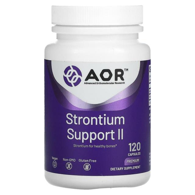 Advanced Orthomolecular Resear Advanced Orthomolecular Research AOR, Strontium Support II, 120 Capsules on Productcaster.