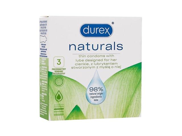 Durex - Naturals - For Men, 3 pc on Productcaster.