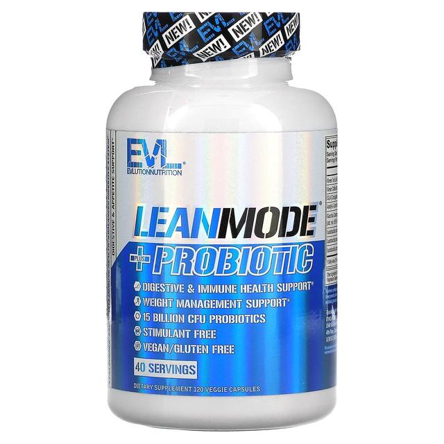 EVLution Nutrition, LeanMode + Probiotic, 120 Veggie Capsules on Productcaster.